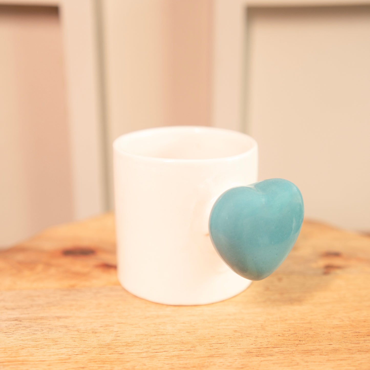 Cozy heart Cup-Blue
