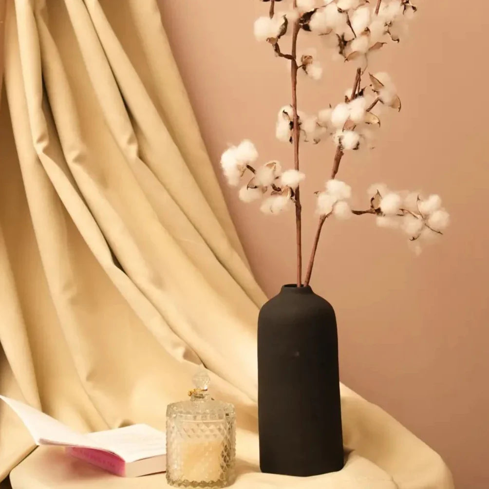 Lucid Black vase - https://orahomedecor.in/