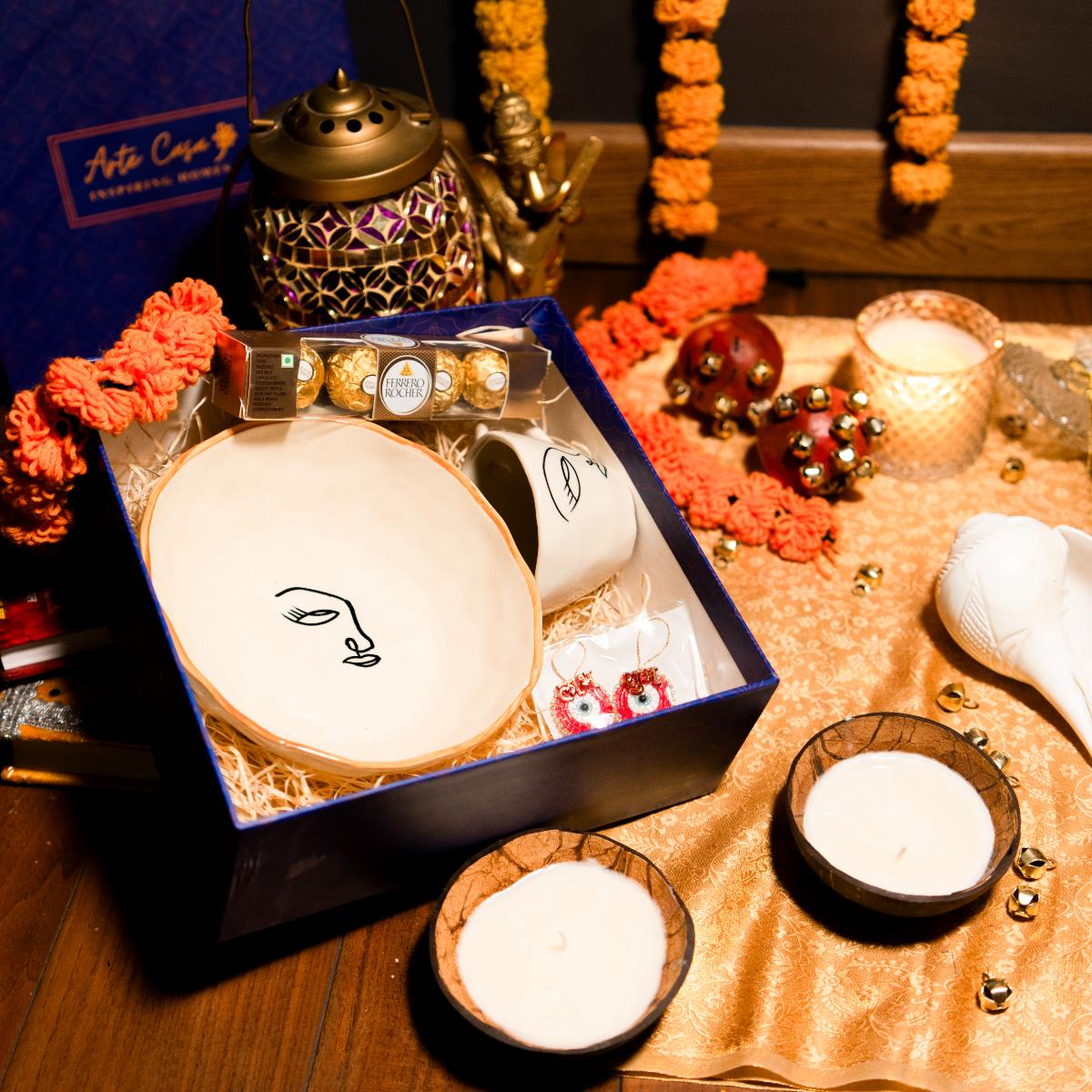 Abstract harmony diwali gift box