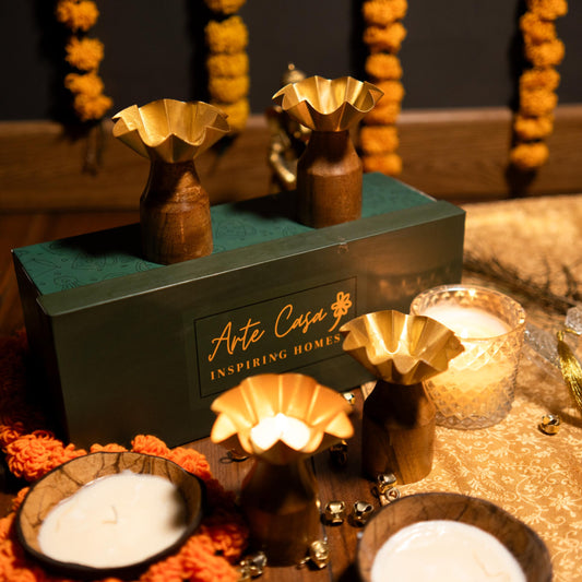 Rustic charm diwali gift box