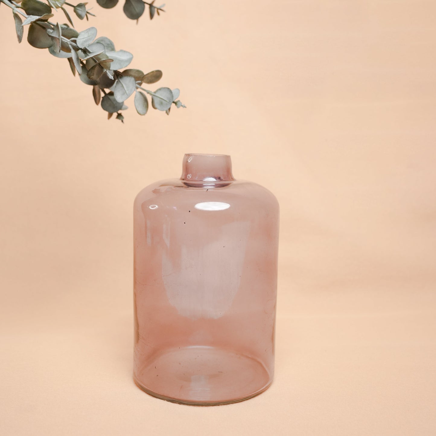 Midnight Glass Vase | Black Transparent Glass Vase for Modern Home Decor