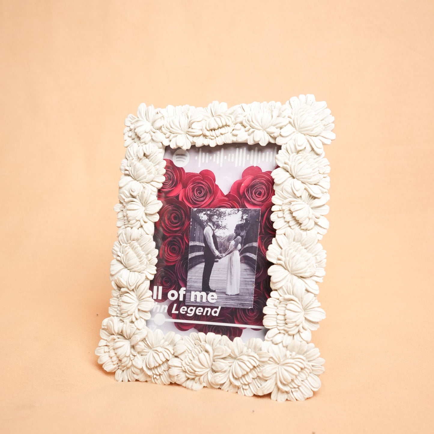 White Artisan Frame – Handcrafted Ceramic Photo Frame | Ora Home Decor
