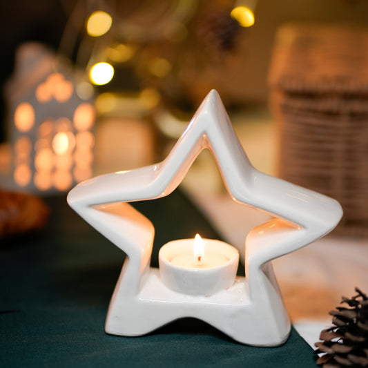 Star-Shaped Tea Light Holder