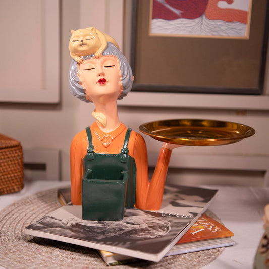 glamorous serving girl