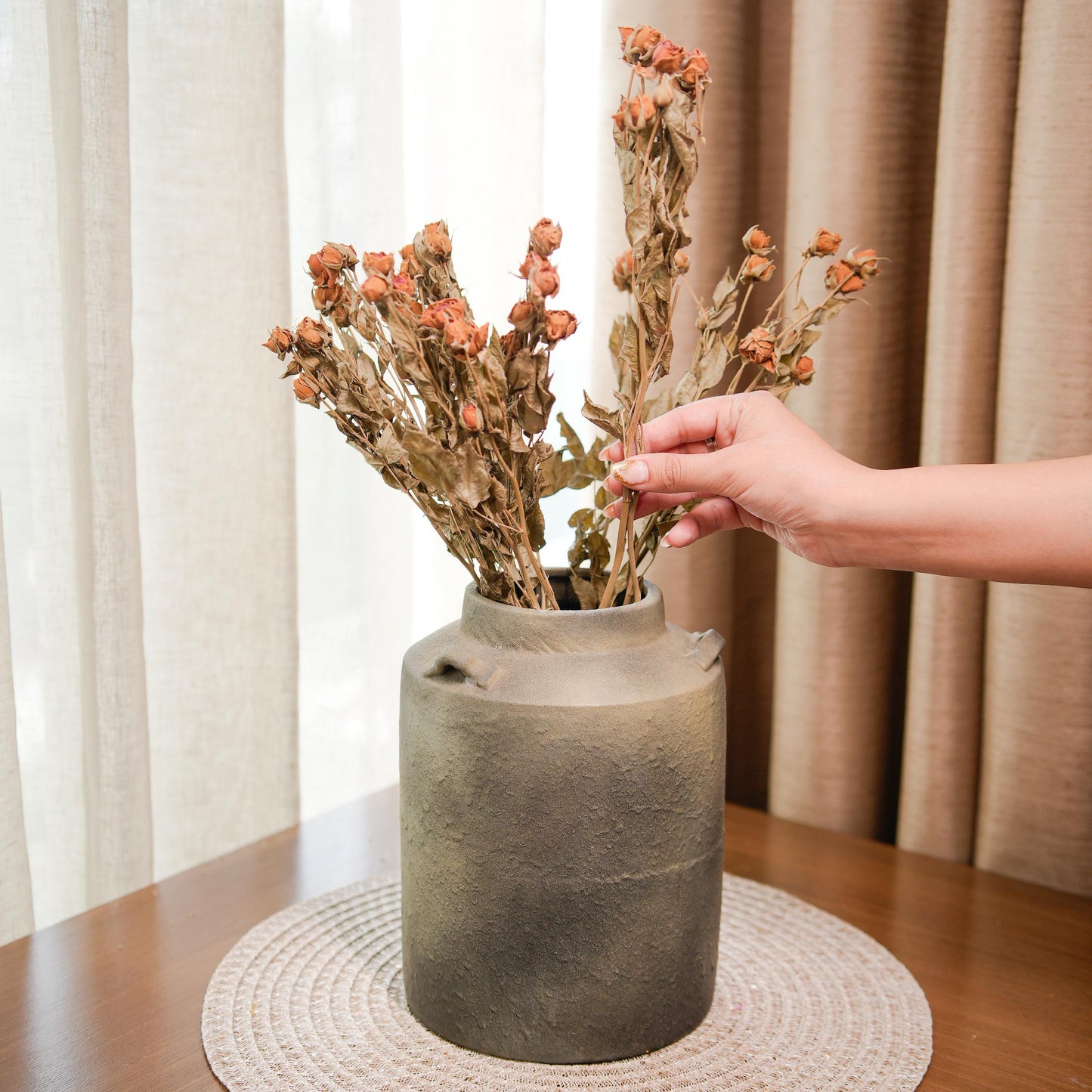 Old World Bloom Vase with bunch