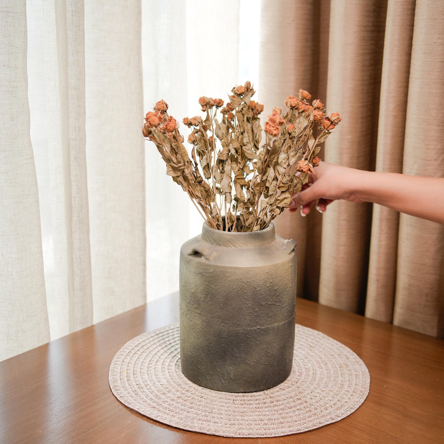 Old World Bloom Vase with bunch