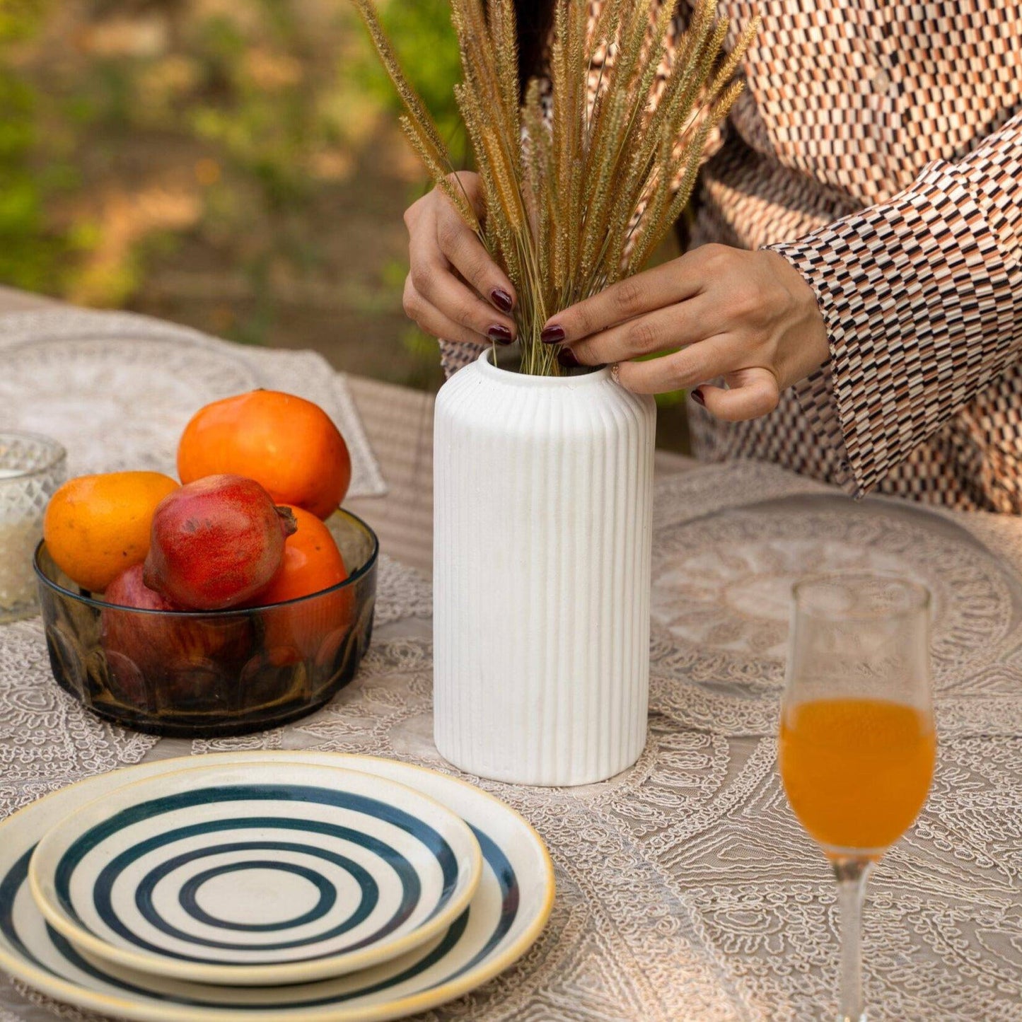 Rustic grass set of 40 stems - https://orahomedecor.in/