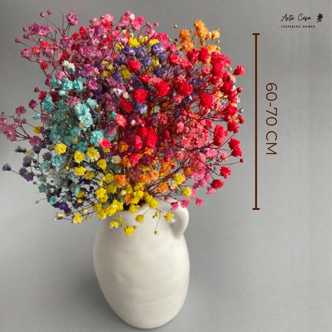 Colourful baby breaths - https://orahomedecor.in/