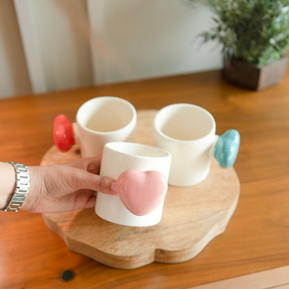 Cozy heart cup set of 3