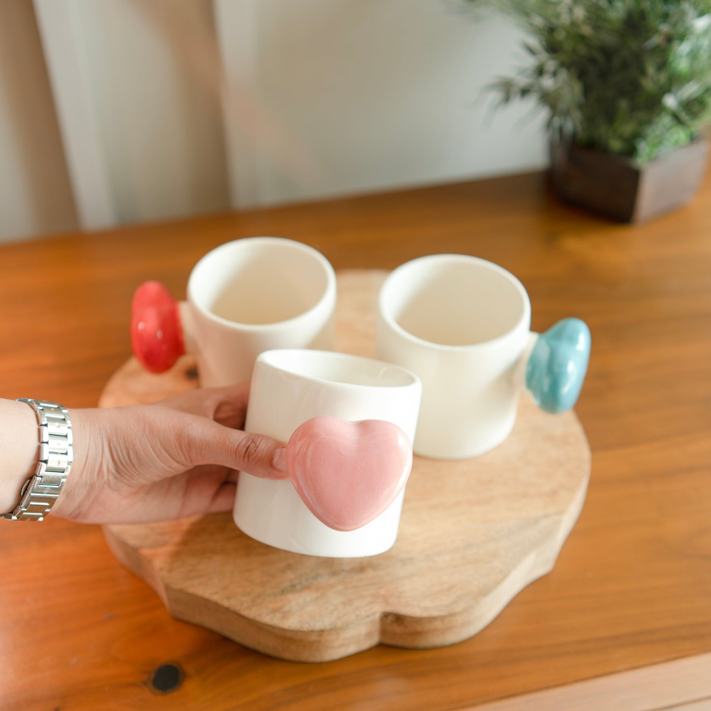 Cozy heart cup set of 3