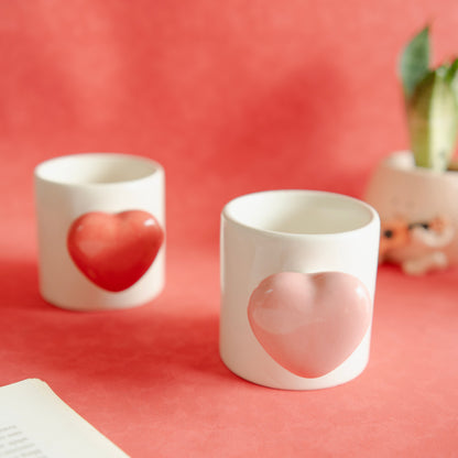 Cozy heart Cup-Pink