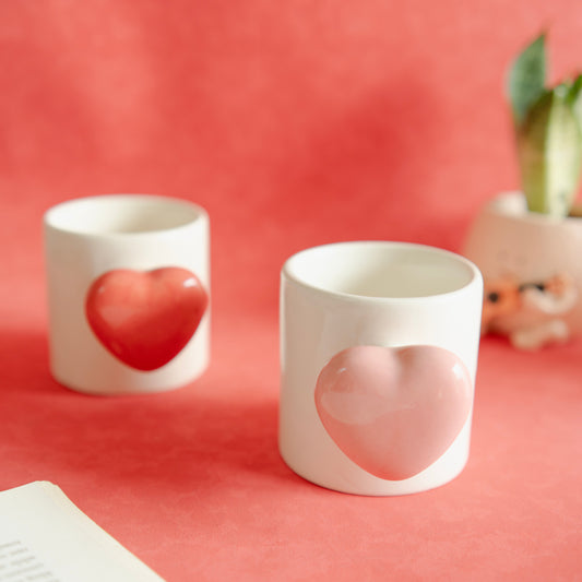 Cozy heart Cup-Pink