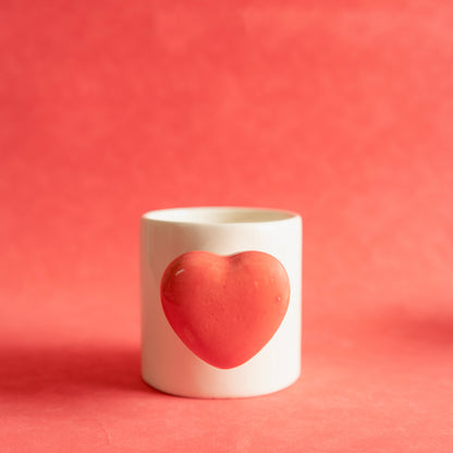 Cozy heart Cup- Red