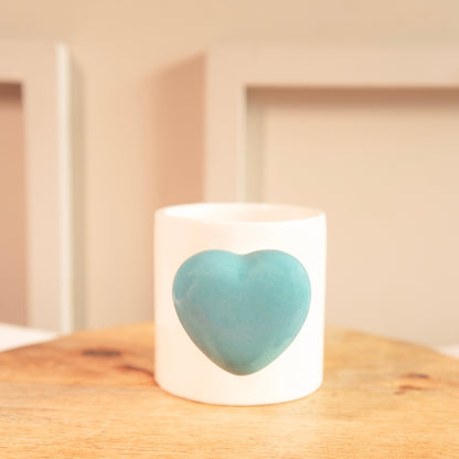 Cozy heart Cup-Blue