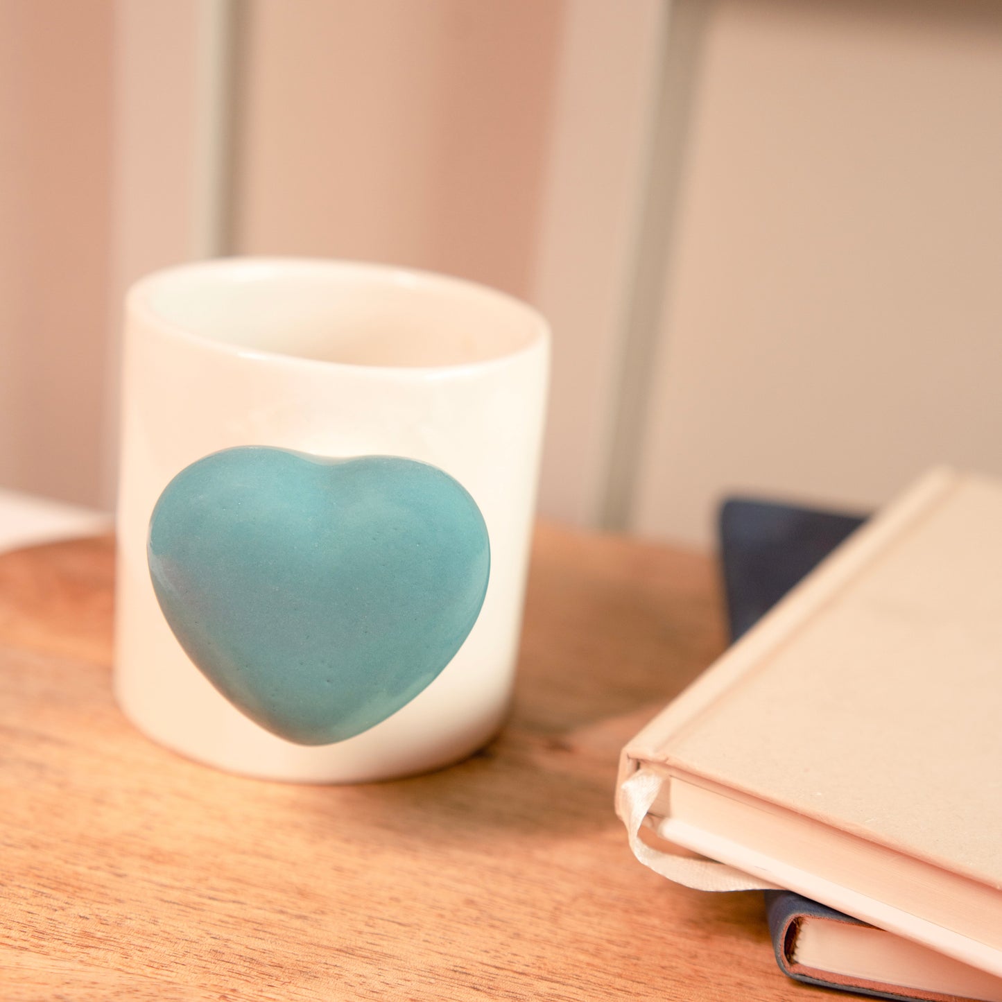 Cozy heart Cup-Blue