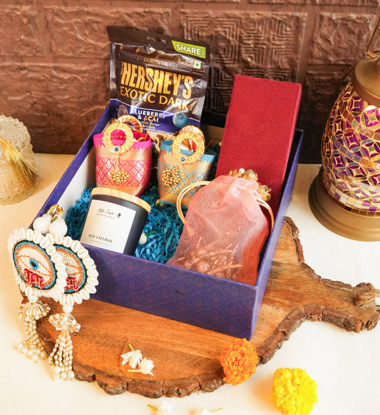 Blissful Silver Basket Diwali Hamper