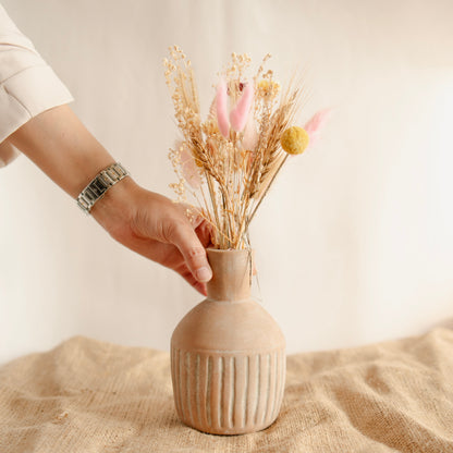 Old World bloom vase set of 2