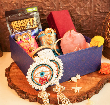 Blissful Silver Basket Diwali Hamper