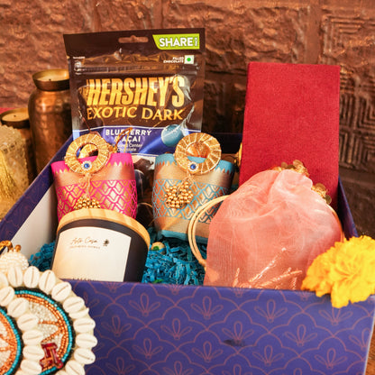 Blissful Silver Basket Diwali Hamper