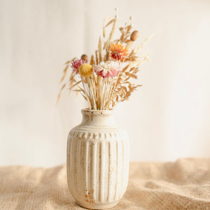 The Rustic Pottery family-Set of 3 with bunch