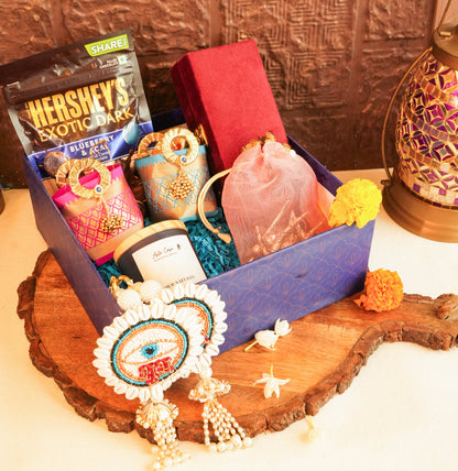 Blissful Silver Basket Diwali Hamper
