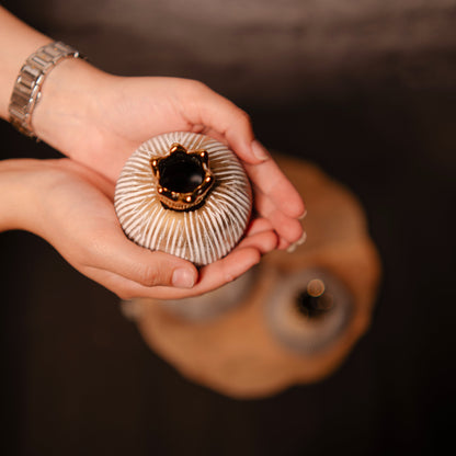 Golden Pomegranate Glory vase set