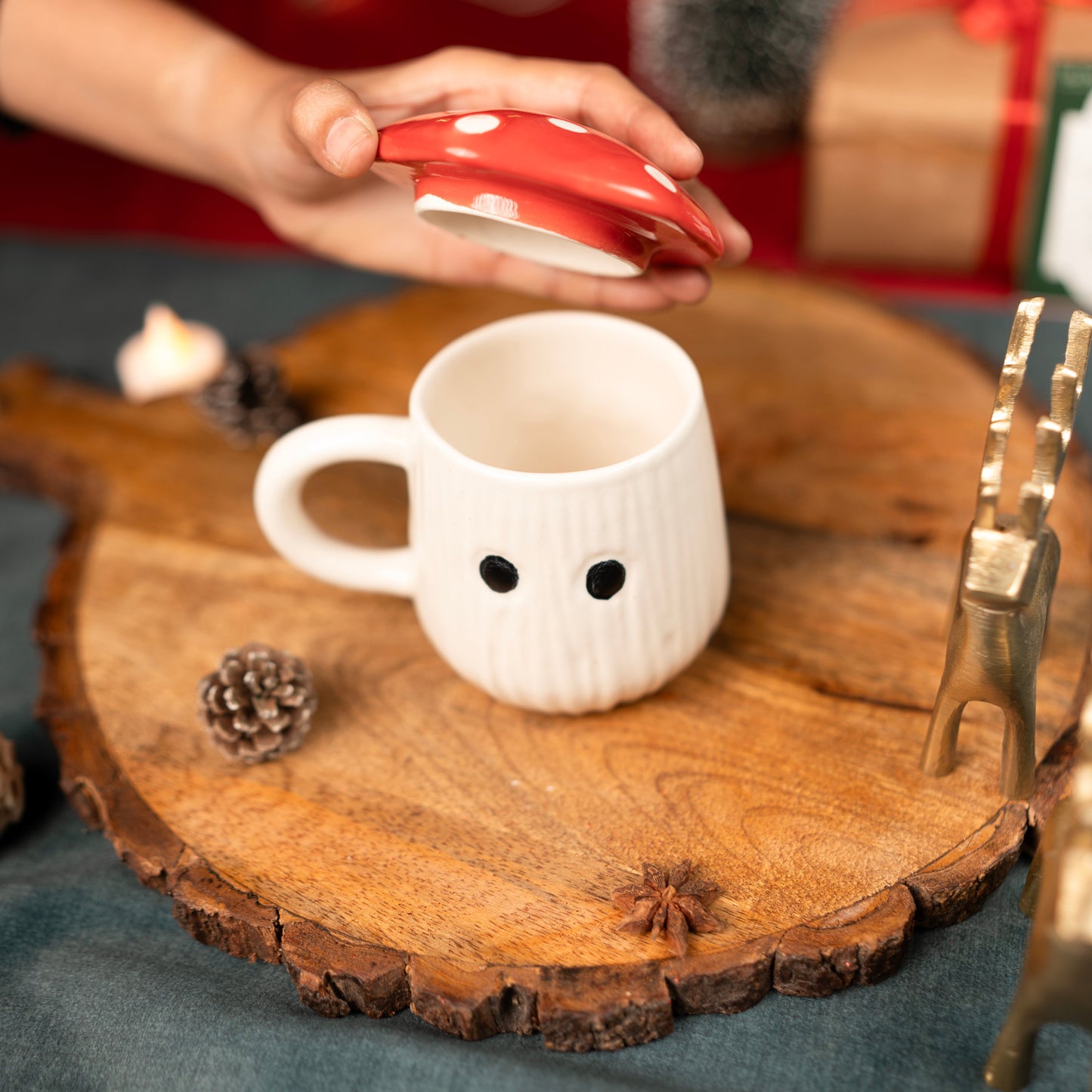 Shroom Sip Mug- Red