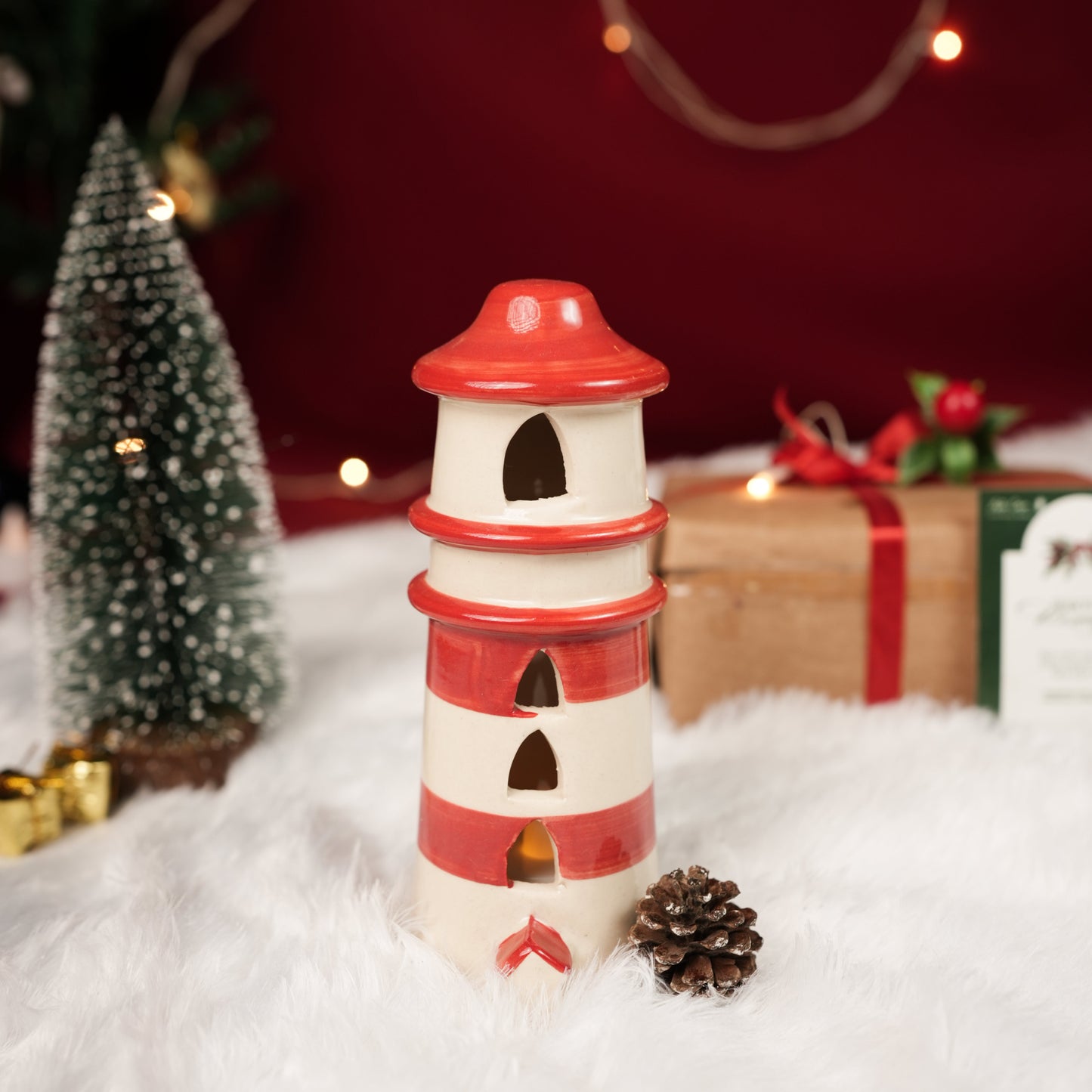 Little Lantern Home-Red