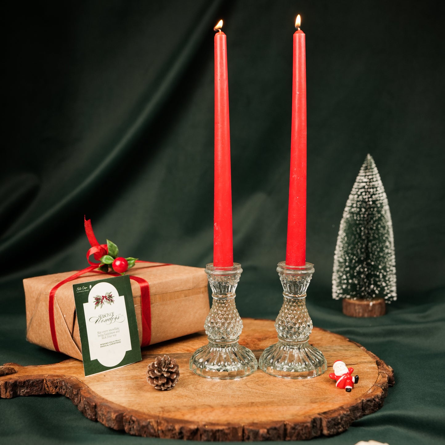 Glass Glow Candle Stand