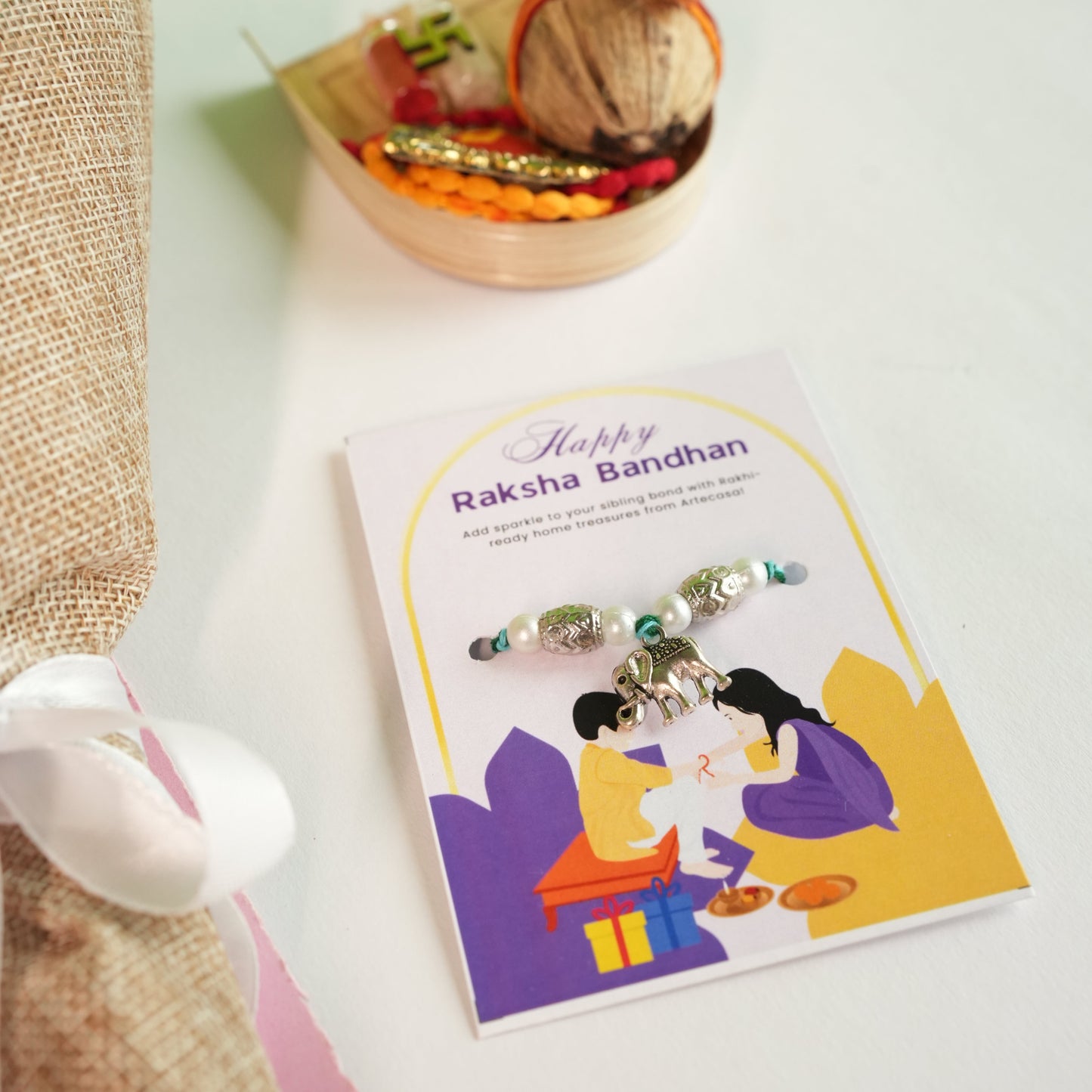 fragnance lover rakhi hamper for bhai bhabhi