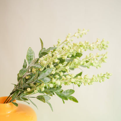 Art Decor Orange Art Glass Vase