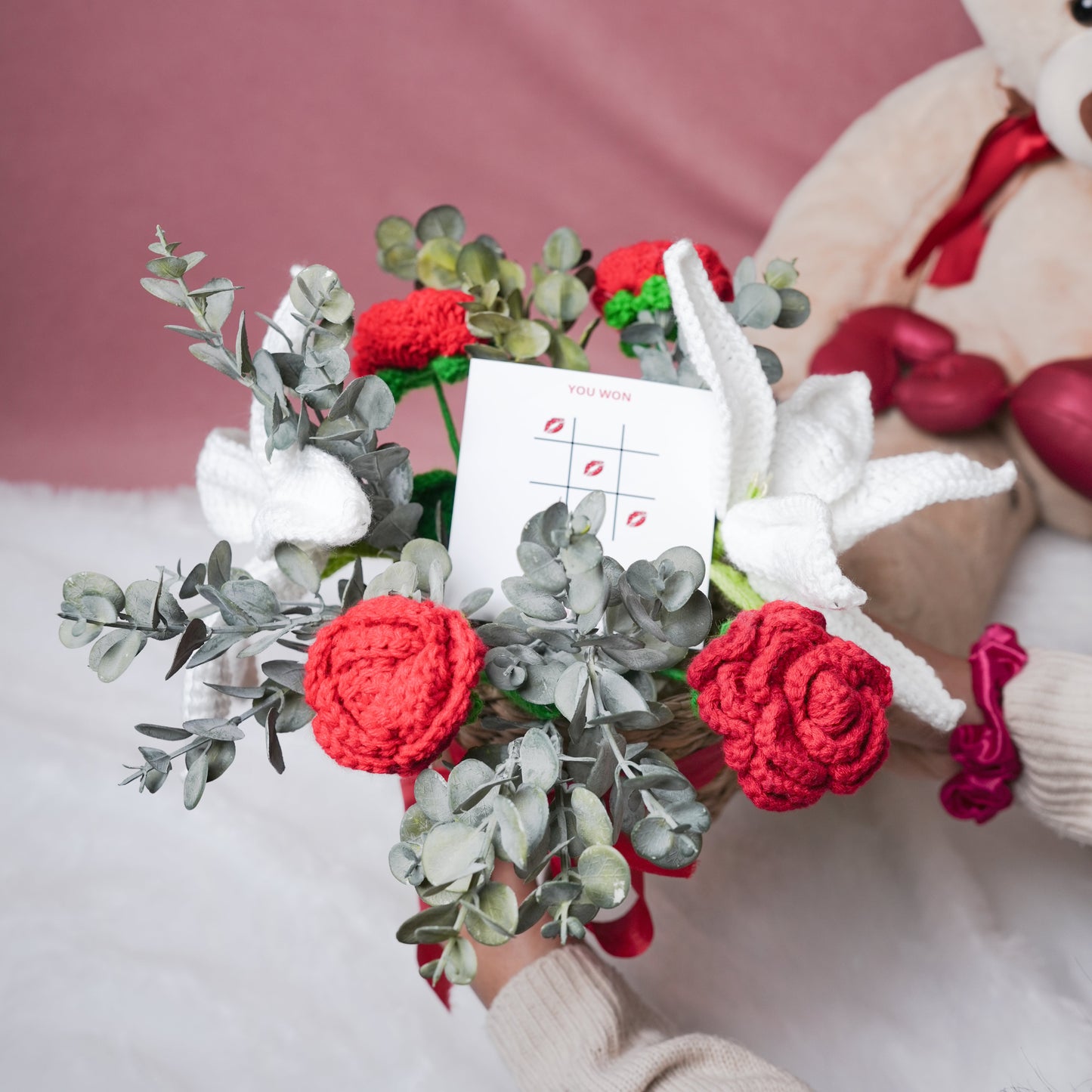 Rustic Romance Bamboo Basket – Handcrafted Floral Gift Hamper | Ora Home Decor