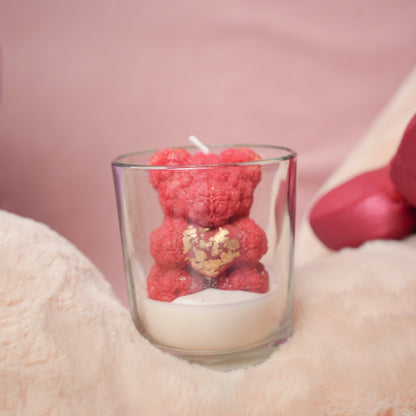 LoveBug Teddy Candle – Cute Teddy Valentine Candle | Ora Home Decor