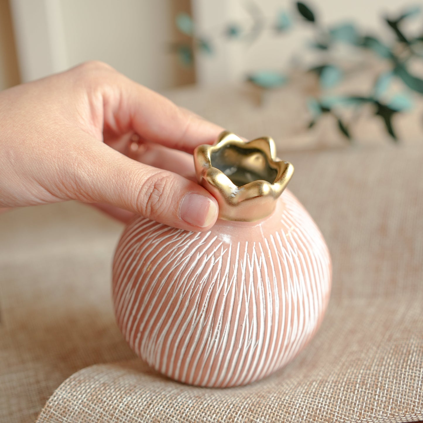 Pomegranate Jewel Vase- Large