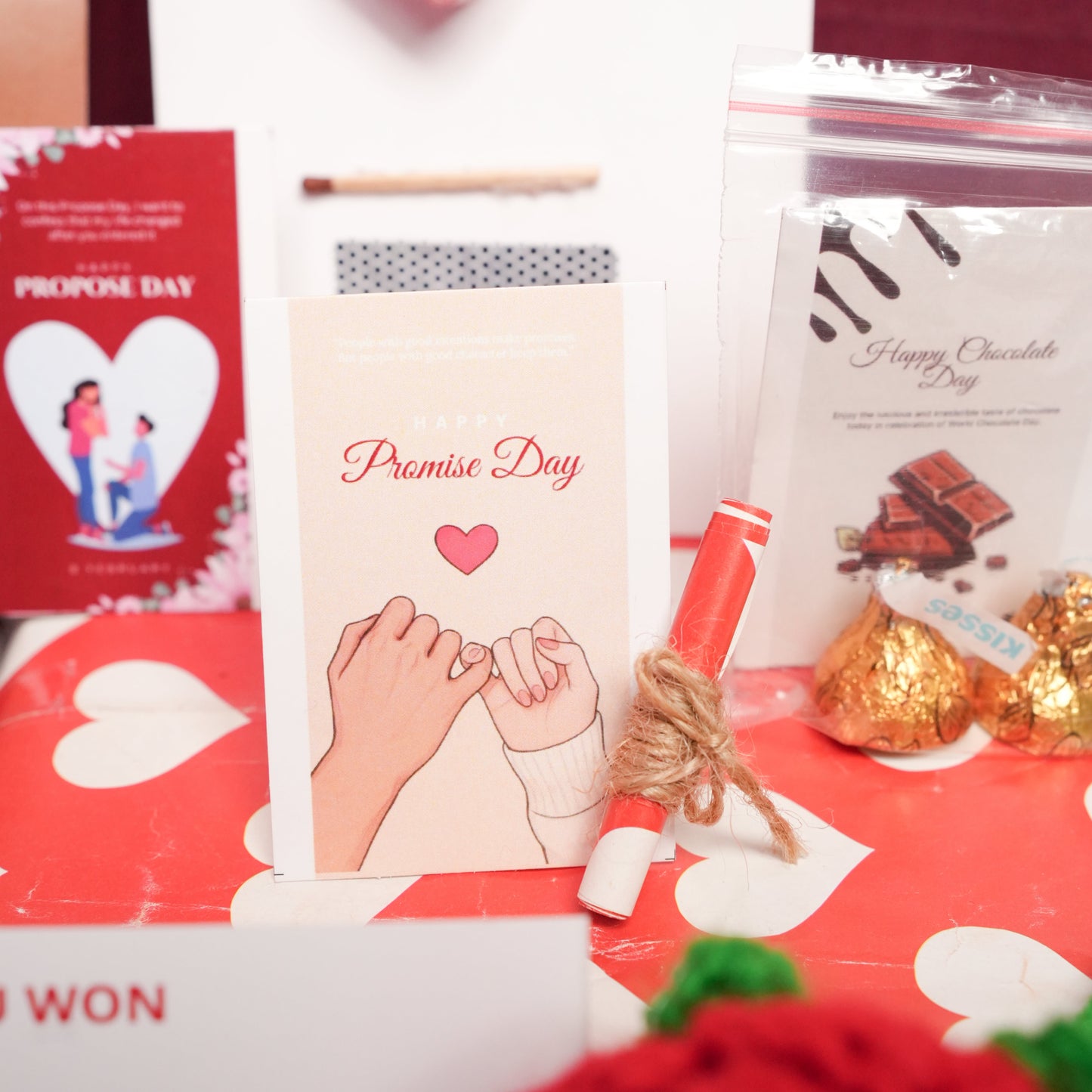 Perfect Valentine Gift Box – 7 Days of Love Hamper (Set of 8) | Ora Home Decor