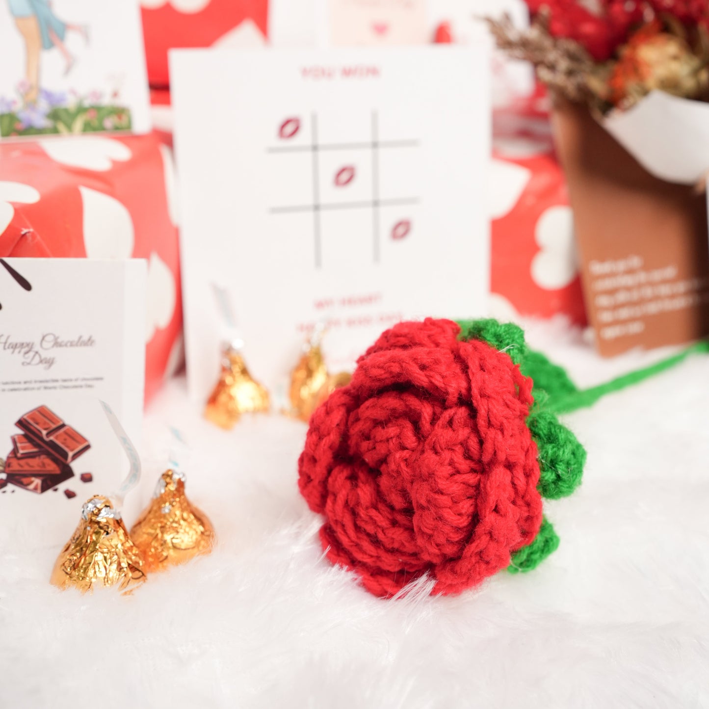 Perfect Valentine Gift Box – 7 Days of Love Hamper (Set of 8) | Ora Home Decor