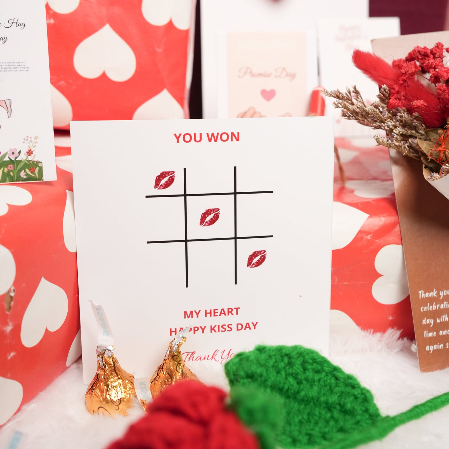 Perfect Valentine Gift Box – 7 Days of Love Hamper (Set of 8) | Ora Home Decor