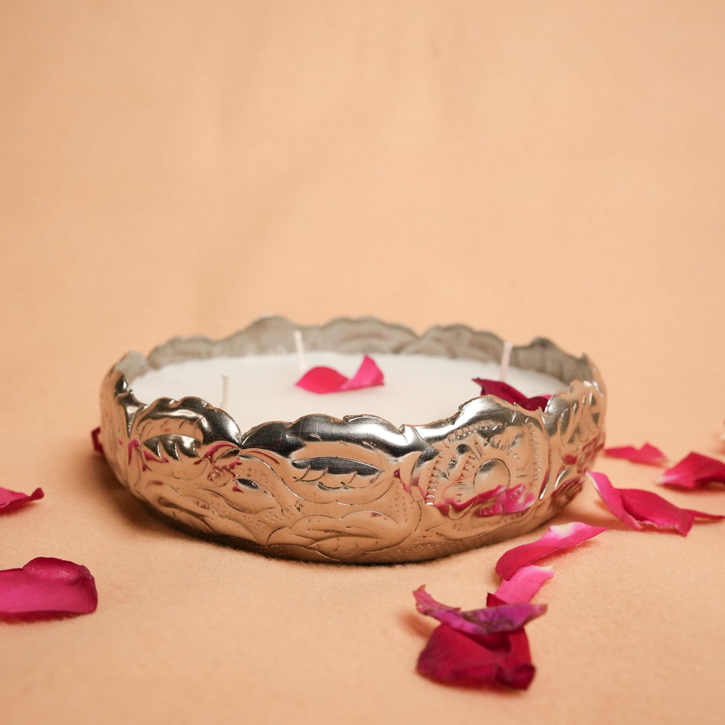 Chandi Urli Candle – Silver Urli Candle for Festive Decor | Ora Home Decor