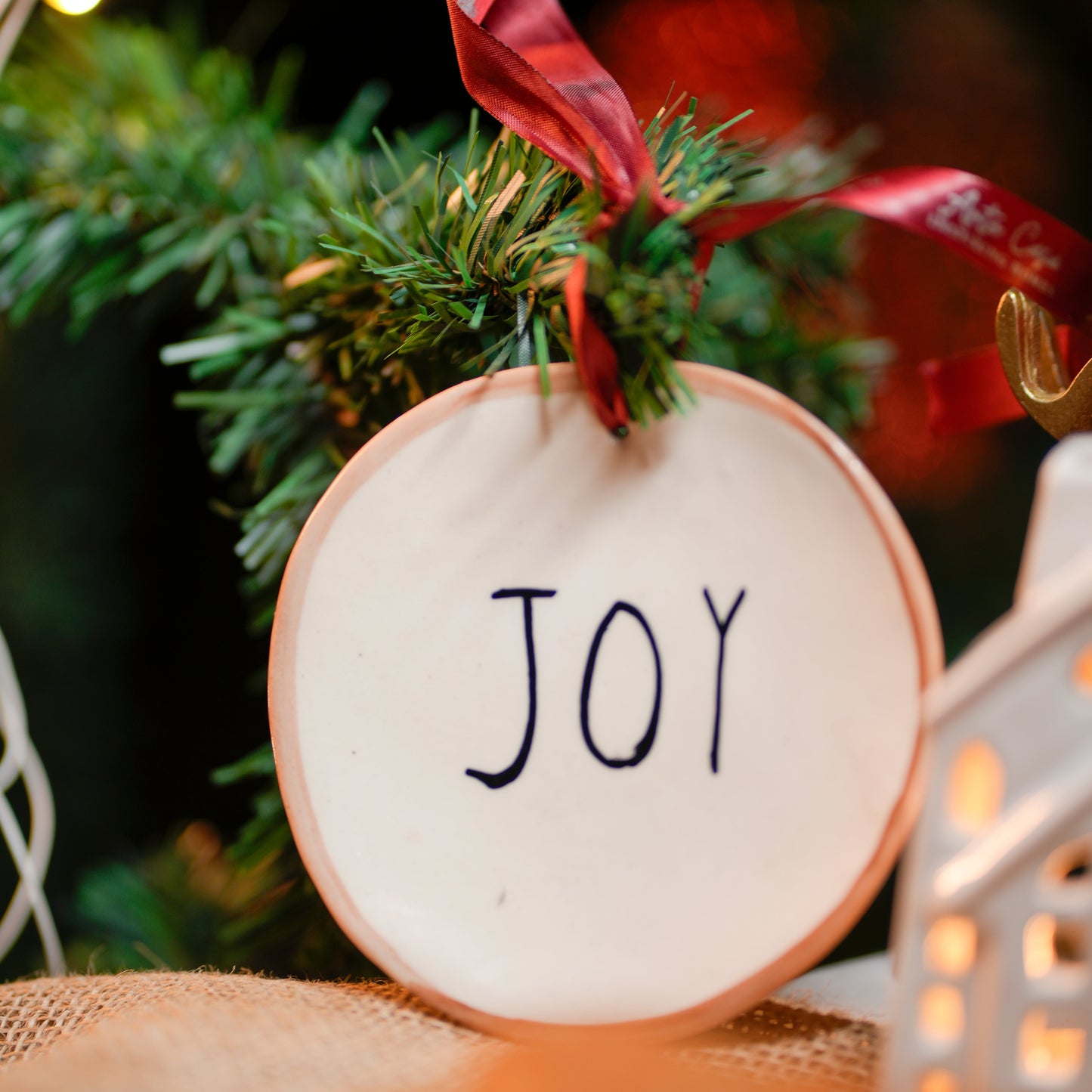 Joy festive ornament