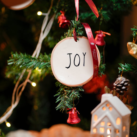 Joy festive ornament