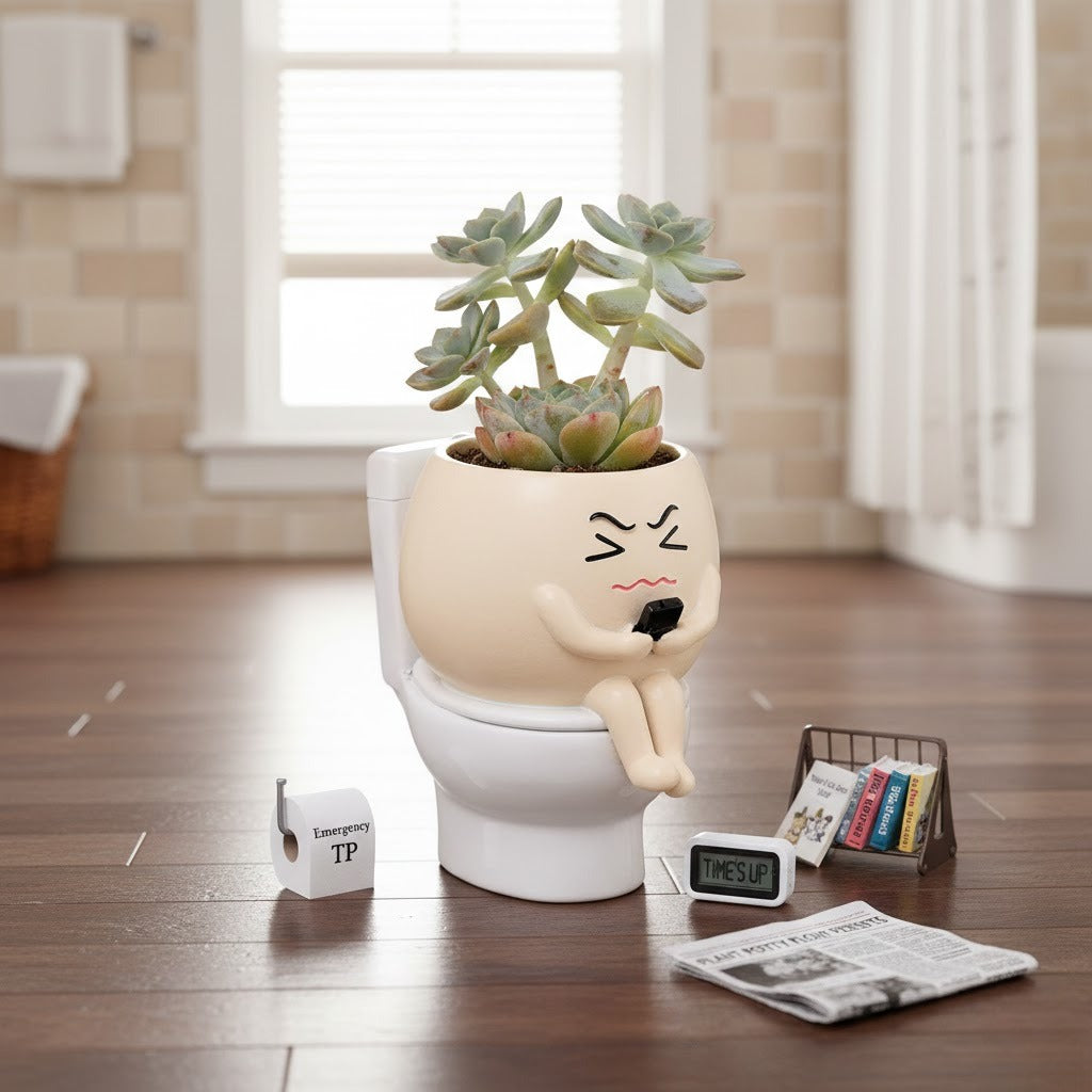 pee pot planter Pee-Wee Garden Seat Planter – Home Decor