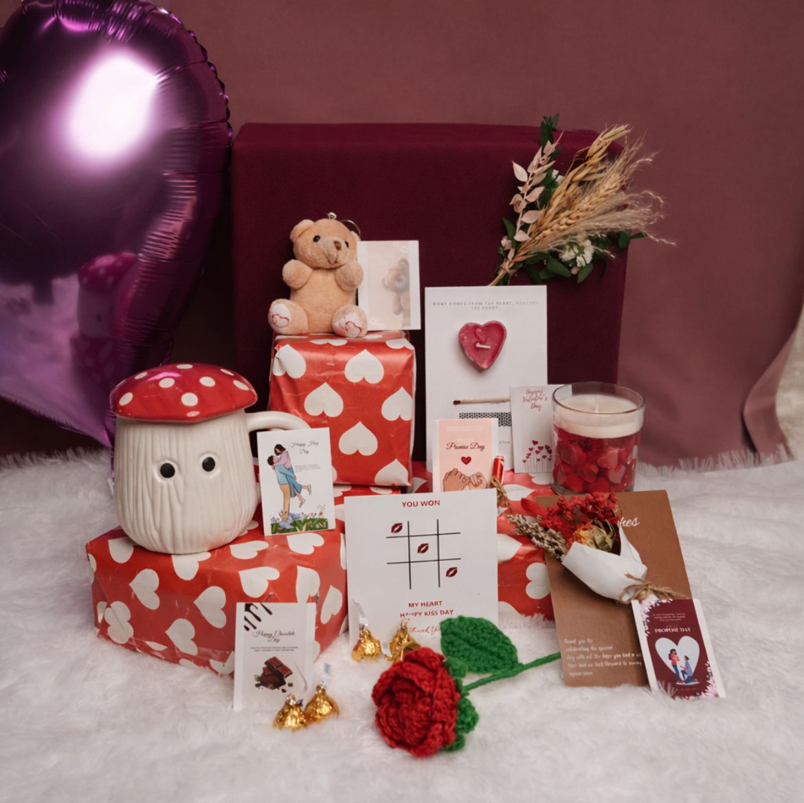 perfect valentine gift box romantic hamper by Ora Home Decor