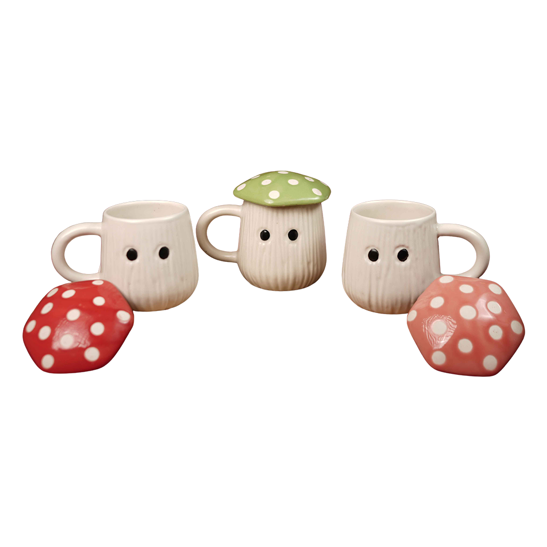 Shroom Sip Mug- Set of 3