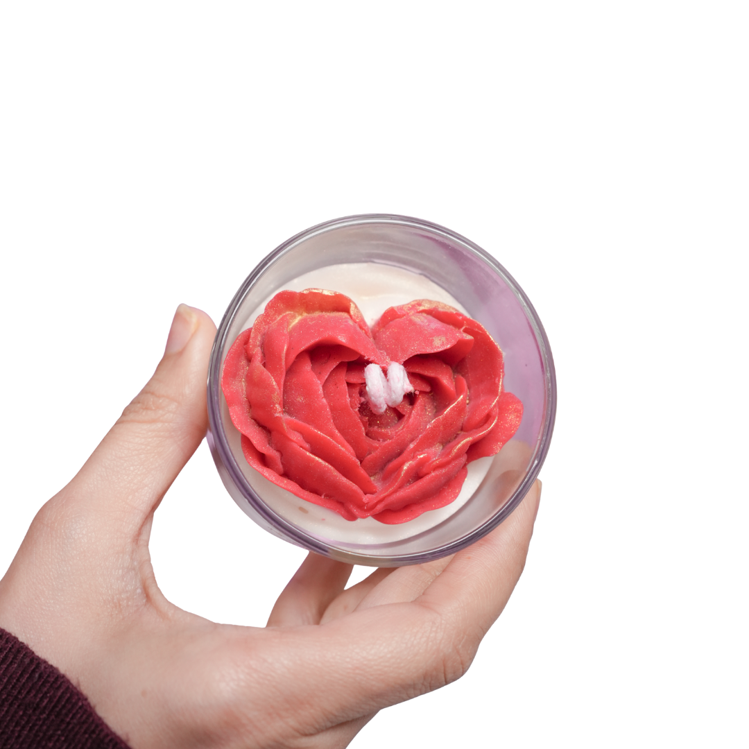 love in a box valentine gift set with heart candle teddy keychain