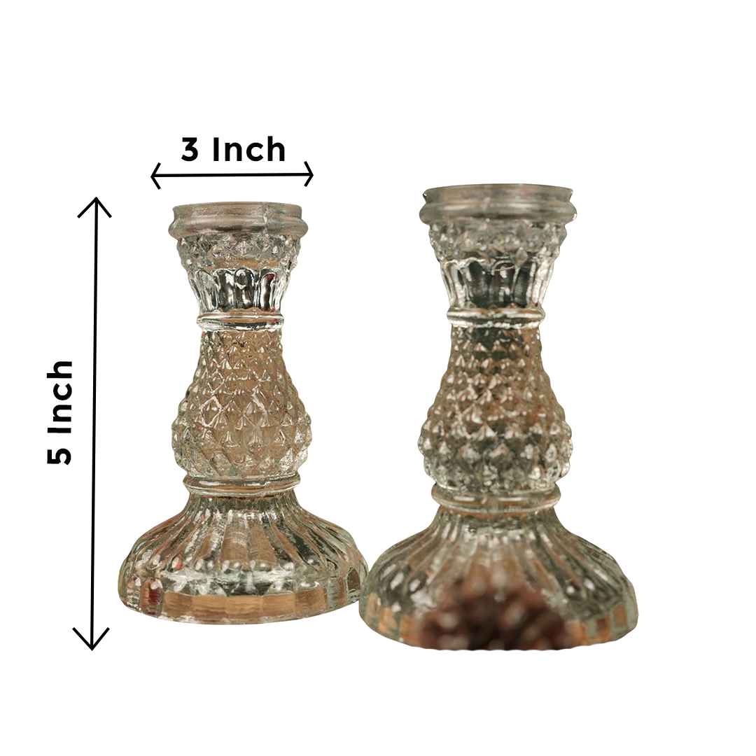 Glass Glow Candle Stand