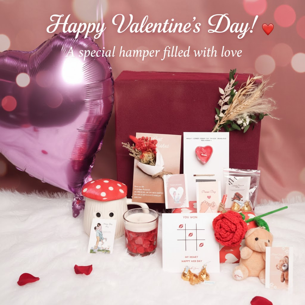 perfect valentine gift box romantic hamper by Ora Home Decor