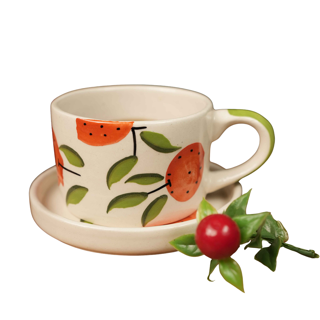 Citrus Delight Cup & Saucer Set