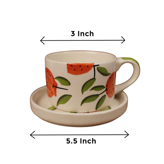 Citrus Delight Cup & Saucer Set