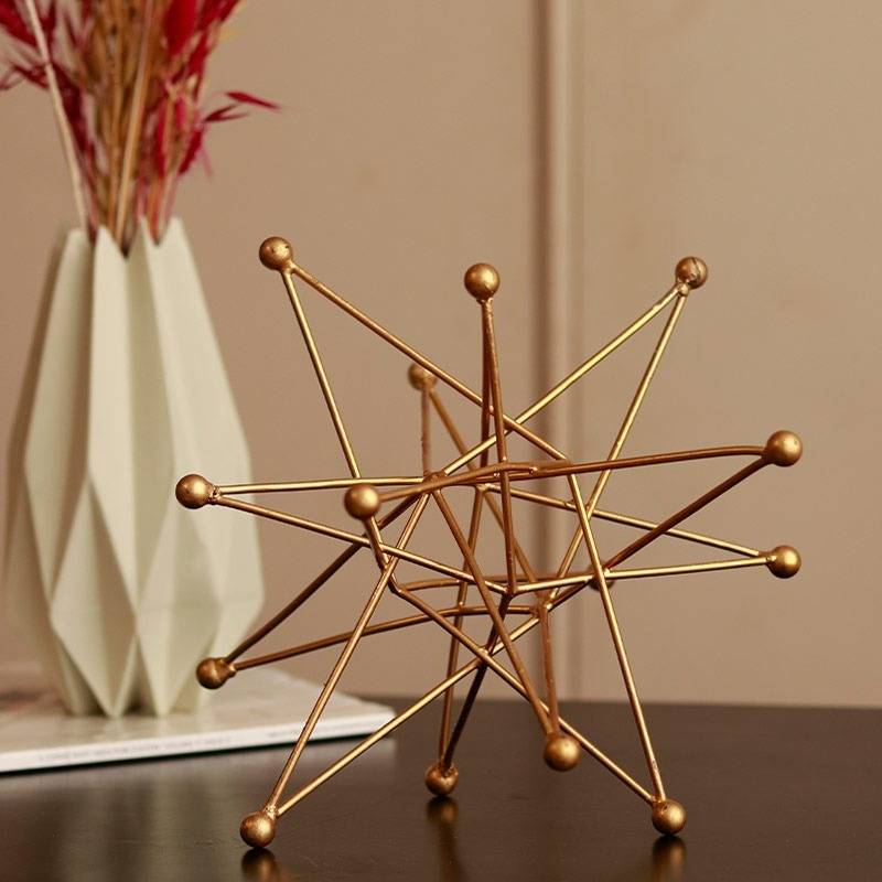 Celestial star artifact Elegance Geometrical Star Decor Object for Centre Table